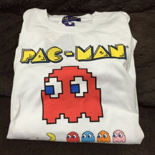 パックマンTシャツ(ホワイト)