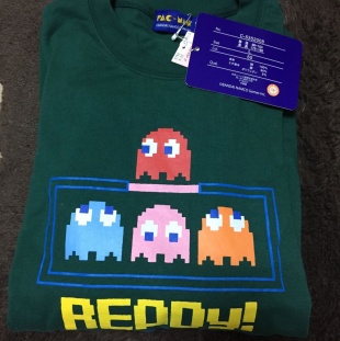 パックマンTシャツ(グリーン)