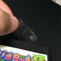 テープに残った粘着質