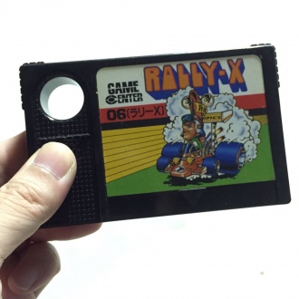 MSX用カートリッジ「ラリーX」表面