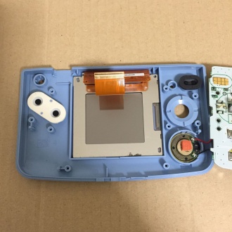 筐体前面と液晶