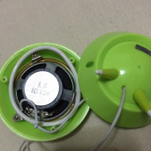 スピーカー分解中