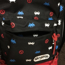 インベーダーボディバッグ 面面ポケット内部