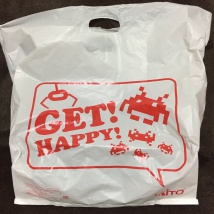 プライズゲットの時のビニールバッグ