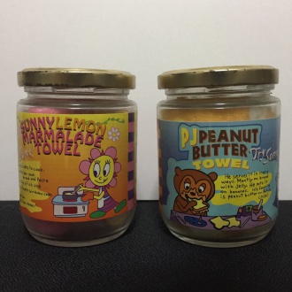 サニー&PJ 瓶詰めタオル