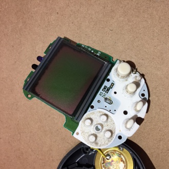 ポケットピカチュウカラー  基盤液晶面