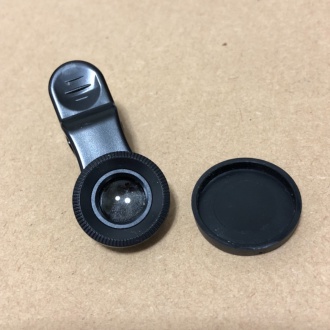 スマホ用マクロレンズ 本体とカバー