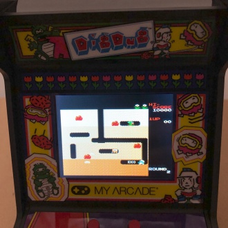 RETRO ARCADE 画面&筐体上部