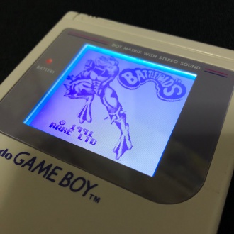 バックライト化したゲームボーイ
